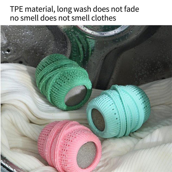 With Sponge Cleaning Ball Reusable Anti-tangling Anti-knotting Laundry Ball