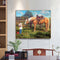 Frameless Oil Paint By Numbers Feeding Horse Girl DIY Canvas Picture Kit