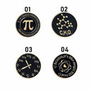 Student Gifts Lapel Pin Denim Jackets Lapel Pin Letter Brooch Badge Enamel Pin