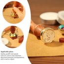 Retro Animal Pattern Wax Seal Stamps DIY Wooden Handle Sealing Wax (F279) Newly