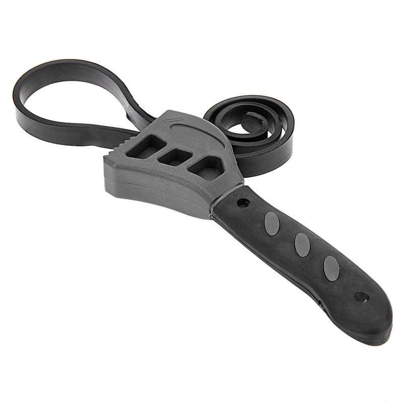 Multi Function Adjustable Belt Spanner Universal Rubber Strap Wrench Tool