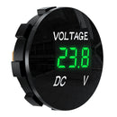 D3 Car Motorcycle DC 12-24V Digital Panel Voltmeter Voltage Meter (Green) Newly