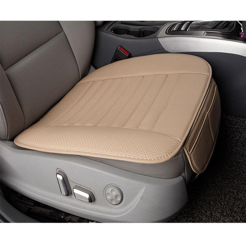 Universal Car Seat Cover Summer Breathable PU Leather Cushion Front Chair Pad Pr
