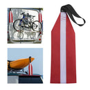 Red Safety Flag Kayak Canoe Towing Warning Flag Fishing Boat Accessory (B) Newly