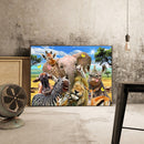 5D Full Round Drill Drawing Picture Zoo Party Diamond Painting Room Ornament Kit