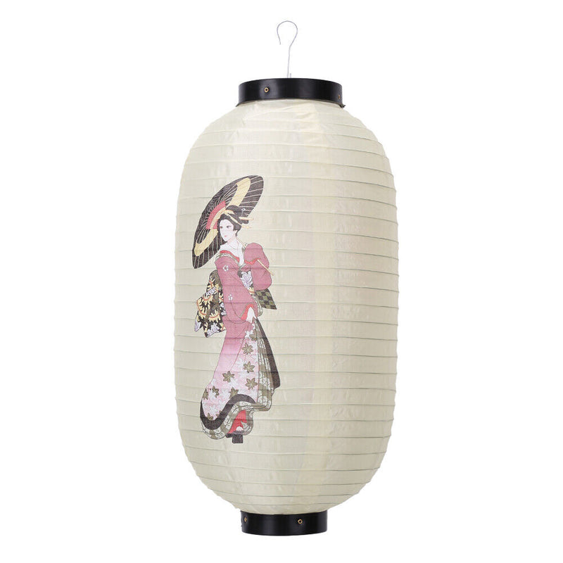 10 inch Lantern Fabric Japanese Style Printing Cloth for Sushi Restaurant D