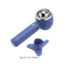 Handheld USB Mini Fan Summer Portable Outside Travel Cooling Fans (Blue)