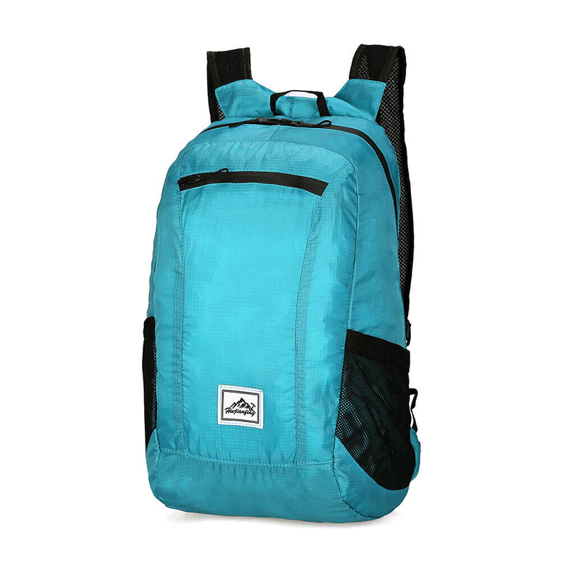 20L Large Waterproof Folding Climbing Backpack Travel Rucksack (Lake Blue) Newly
