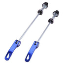 Pair Bike Bicycle Cycling Wheel Hub Skewers Quick Release Bolt blue