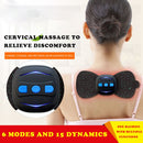 15 Modes Electric Cervical Spine Mini Massage Patch Shoulder Neck Massager