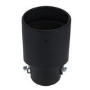 58mm Universal Black Stainless Steel Car Rear Exhaust Pipe Tail Muffler Tip