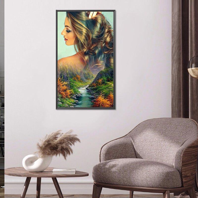 Goddess of Four Seasons 5D DIY Full Round Drill Drawing Kit Art Diamond Paint