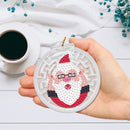 2pcs Maze 5D Diamond Painting Keyring DIY Bag Pendant Educational Mosaic Game