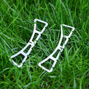Stainless Steel Camping Picnic Steaming Rack Pot Rack Cross Stand Stove Rack
