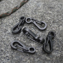 20pcsLight Key Chain Ring Key Fob with Mini Spring and EDCGEAR Buckle Clip