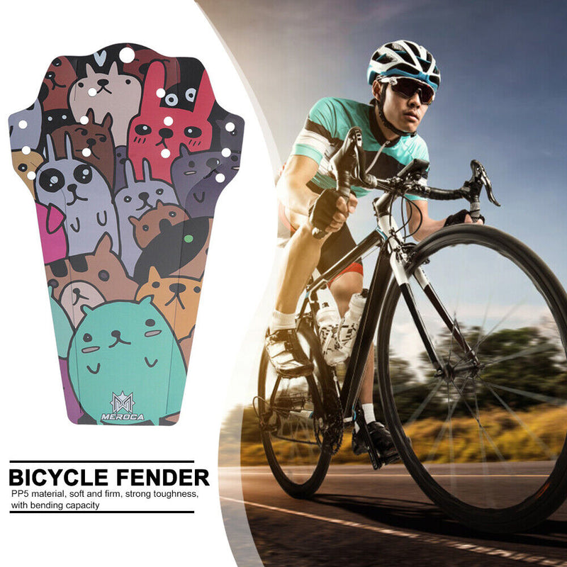 Bicycle Fenders Carbon Fiber Front Rear Tire Wheel MTB Road Bike Wings Mudgua