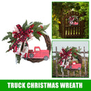 Red Truck Christmas Wreath Garland Door Ornaments Xmas Party Wall Home Dec 7T\