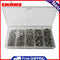 Powlance Stainless Steel Fishing Split Rings, 200-Count