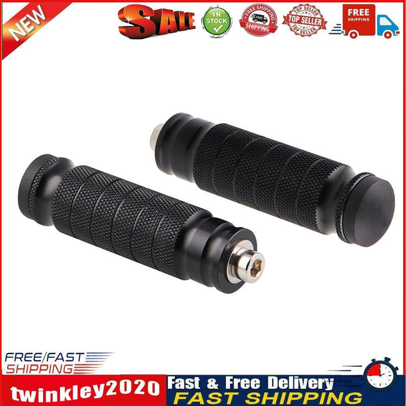 2pcs Universal CNC Motorcycle Rear Footrests Footpegs Foot Pegs Pedals M8 Newly