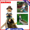 Creative Fishing Figures Waterproof Ingenious Design for Home Room Table Decor