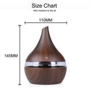 Diffuser Wood Grain Humidifier Air Purifier Water Replenishment Instrument