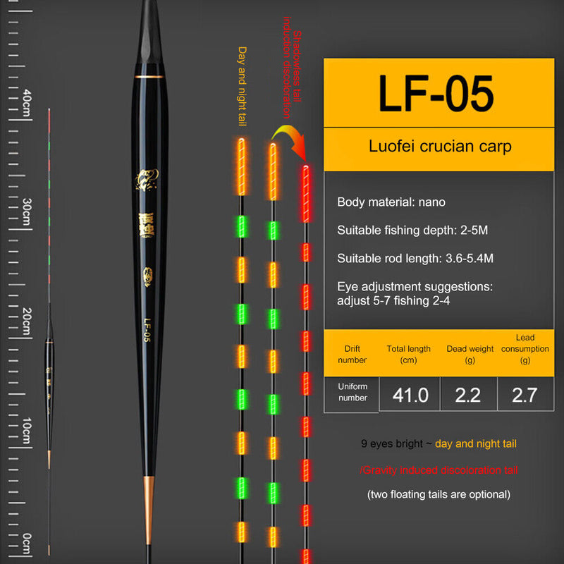 Fishing Float Fish Bite Reminder Buoy Night Light Electronic Bobber (LF-05)