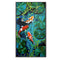 Full Cross Stitch 11CT Cotton Thread DIY Koi Printed Embroidery Hanging Painting
