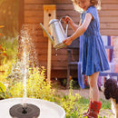 Outdoor Floating Solar Powered Waterfall Fountain Garden Water Pump Kits