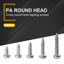 250x 4-20 Size Wood Screw M2 Cross Round Head Self Tapping Screws Assortment Kit