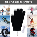 #A USB Electric Heating Gloves Comfortable Soft Wearable Winter Mittens Hand War