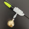 #A 1 Set Sea Fishing Rod LED Light Luminous Stick with Bells Ring for Night Fish
