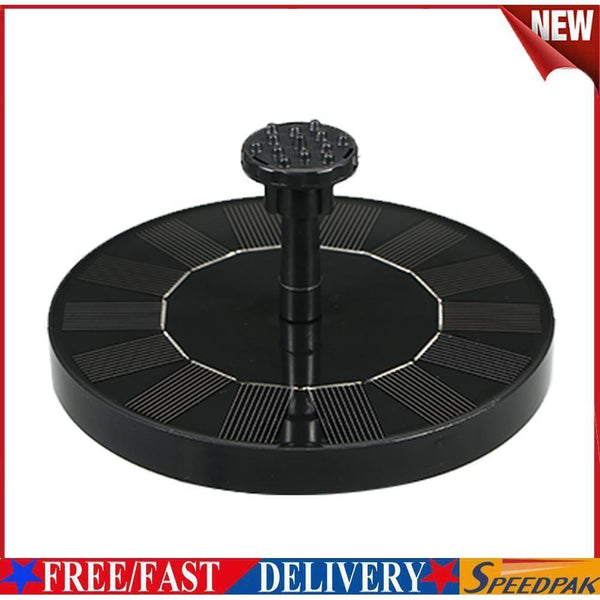 Outdoor Floating Solar Powered Waterfall Fountain Garden Water Pump Kits #F
