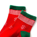 5pair Winter Children Kid Cotton Short Socks Cute Christmas Sock (9-12T)
