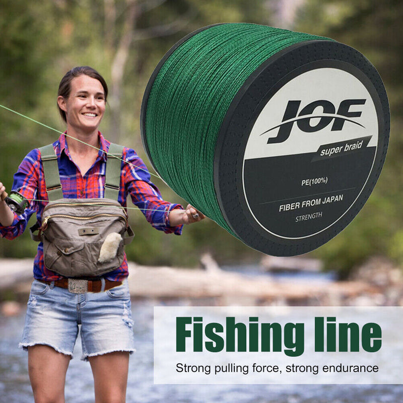 4 Strands 300m PE Braided Super Strong Fishing Line 0.23mm-0.30mm 28-45LB Smooth