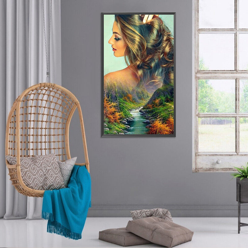 Goddess of Four Seasons 5D DIY Full Round Drill Drawing Kit Art Diamond Paint