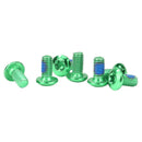12pcs M5x8mm Disk Brake Bolts T25 Bike Bottle Holder Bolts Screw (Green) Newly