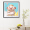 5D DIY Full Drill Diamond Painting Yummy Cartoon Pig Cross Stitch Embroidery Kit