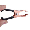 2Red+2Black 30A 72mm Copper Coated Car Battery Test Clips Alligator Clamps Newly