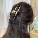 1xClaw Hair Clip For Women Thick Thin Hair Crab Accessory Metal Jaw Large E6B4