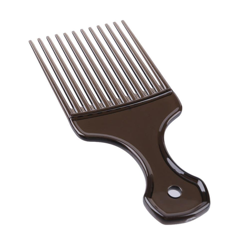 Hair Fork Comb Hairdressing Curly Insert Brush Hair Styling Tool (Black)
