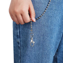 Ball Metal Punk Jewelry Wallet Belt Chain Men Key Ring Trousers Chain Keychain