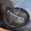 Utensils Picnic Outdoor Camping Cross Stand Pot Rack Stove Rack Steaming Rack