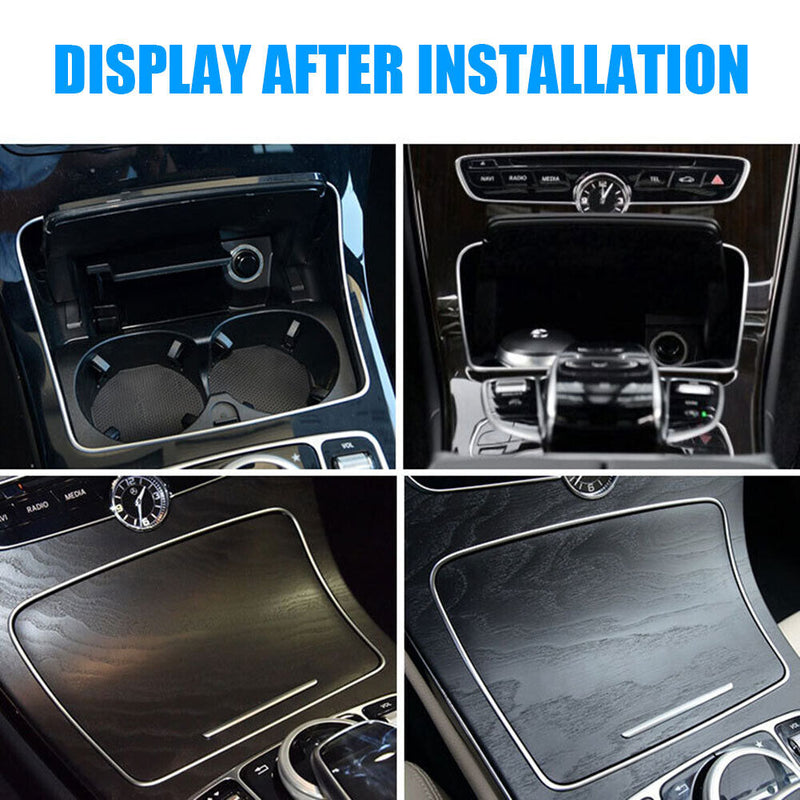 2015-2020 Ashtray Cup Holder Trim Chrome for Mercedes Benz GLC C Class W253 W205