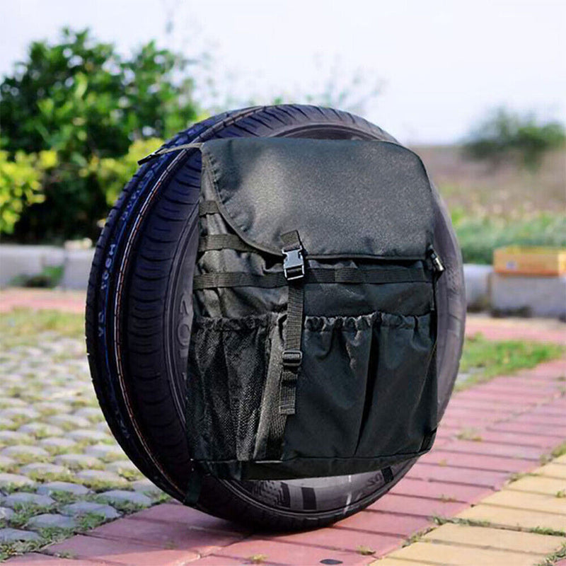 Heavy Duty Spare Tire Trash Bag Large Capacity SUV Rubblish Storage Bag For Jeep