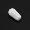 10pcs 4mm Plastic Guitar Toggle Switch Tip for LP Electric Guitar(White) Newly