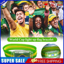 #A LED Glow Bracelet with Button World-Cup Glowing Wristband Glow Watch Party Pr