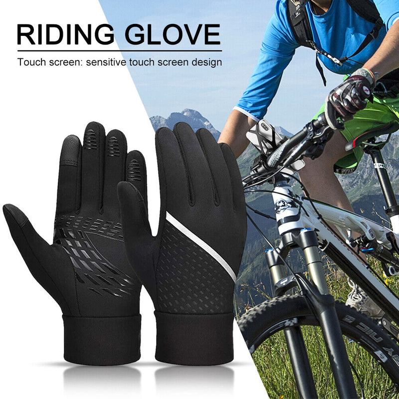 Unisex Winter Gloves Cycling Warm Touchscreen Windproof Bike Climbing Ski Gloves