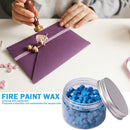 200pcs Octagon Sealing Wax Blue Wax Beads for Envelope Invitation DIY (M) Newly