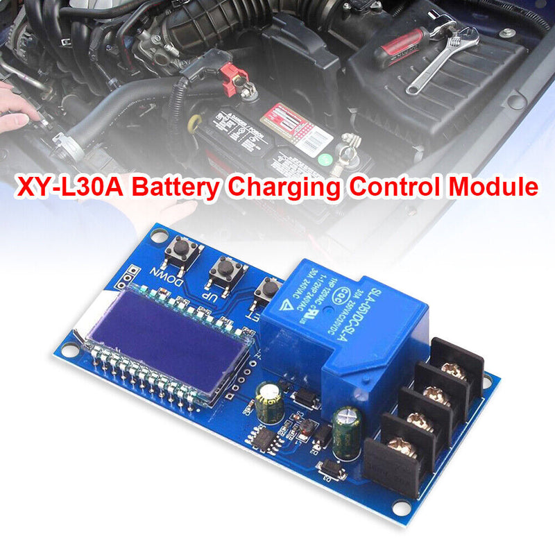 XY-L30A 30A 6-60V Lead-Acid Lithium Battery Charger Control Module with LCD