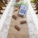 10pcs Wooden Place Name Card Holder Stand Photo Clip Wedding Party Decoration